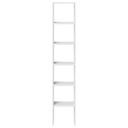 Bokhyllor 2 st stapelbara vit 30x30x80 cm konstruerat trä