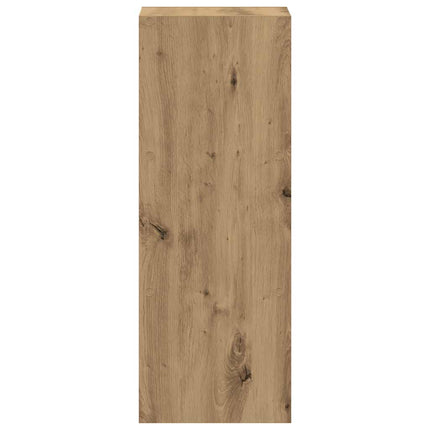 Bokhylla stapelbar artisan ek 30x30x80 cm konstruerat trä