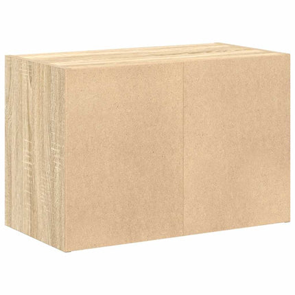 Skåp med 2 lådor sonoma-ek 60x31x40 cm konstruerat trä