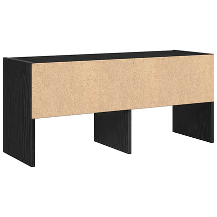 Skohylla stapelbar svart ek 89,5x30x40 cm