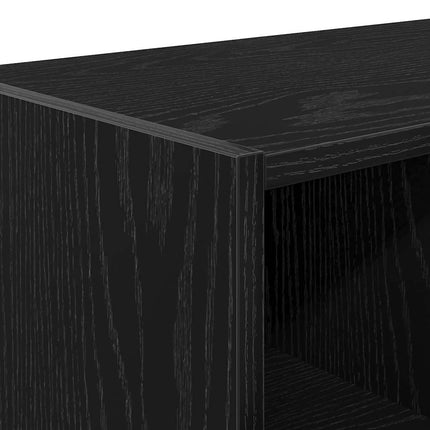Skohylla stapelbar svart ek 89,5x30x40 cm