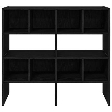 Skohyllor 2 st stapelbara svart ek 89,5x30x40 cm