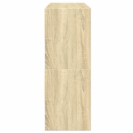 Skohyllor 2 st stapelbara sonoma-ek 89,5x30x40 cm