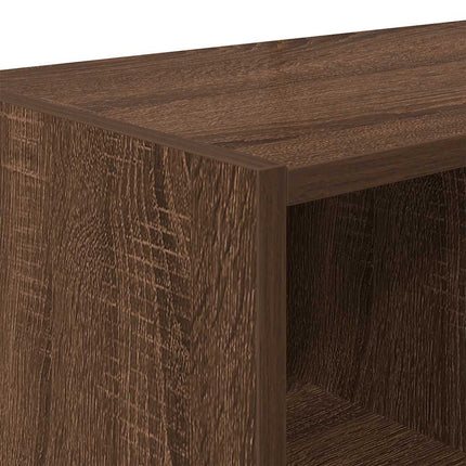 Skohyllor 2 st stapelbara brun ek 89,5x30x40 cm