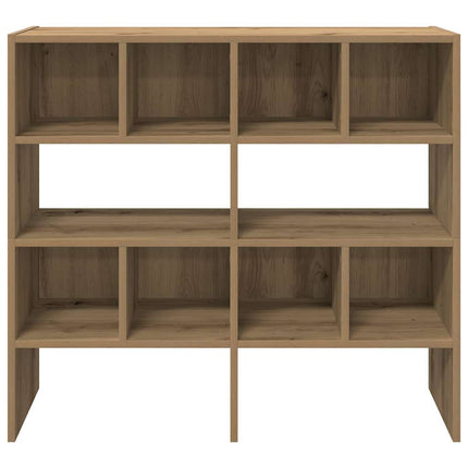 Skohyllor 2 st stapelbara artisan ek 89,5x30x40 cm