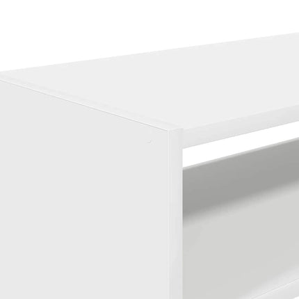 Skohyllor 2 st stapelbara vit 60x30x30,5 cm