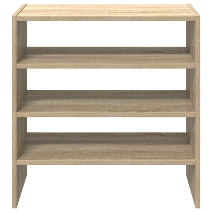 Skohyllor 2 st stapelbara sonoma-ek 60x30x30,5 cm