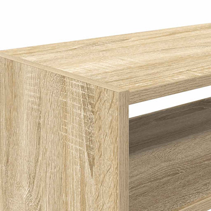Skohyllor 2 st stapelbara sonoma-ek 60x30x30,5 cm
