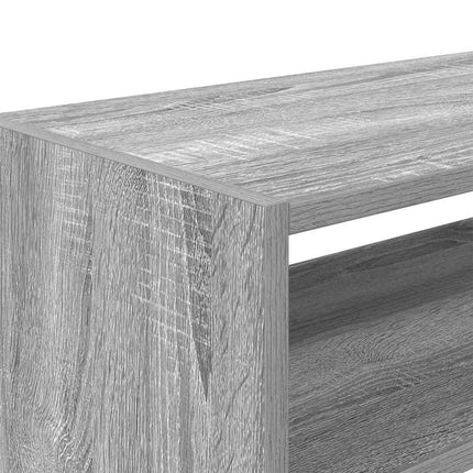 Skohyllor 2 st stapelbara grå sonoma 60x30x30,5 cm