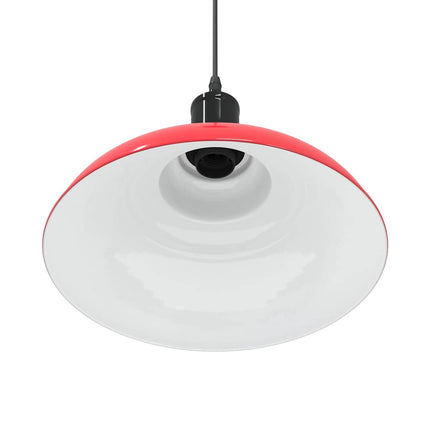 Taklampa höjdjusterbar E27 glans röd Ø 31 cm metall