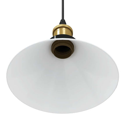 Taklampa höjdjusterbar E27 blank vit Ø 22 cm metall