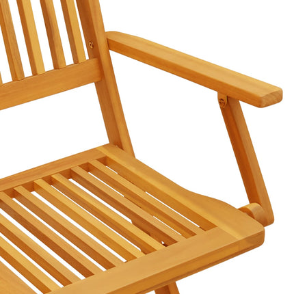 Matgrupp för trädgården 9 delar 180x90x75 cm massivt akaciaträ
