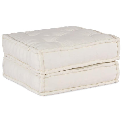 Modulär soffa krämfärgat tyg 70x70x36