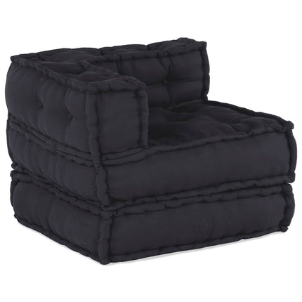 Modulär soffa antracit 70x70x54 tyg