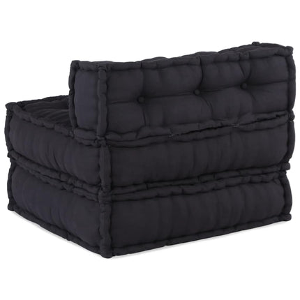 Modulär soffa antracit 70x70x54 tyg