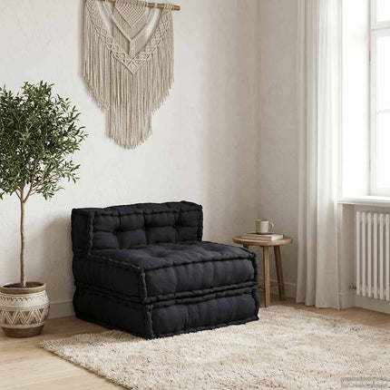 Modulär soffa antracit 70x70x54 tyg