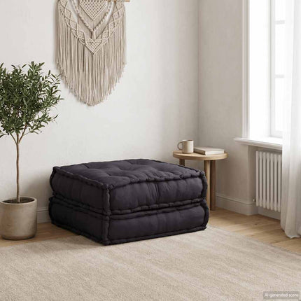 Modulär soffa antracit 70x70x36 tyg