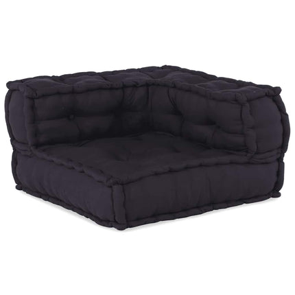2-sits modulsoffaantracit 140x70x36 tyg