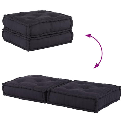 2-sits modulsoffaantracit 140x70x36 tyg