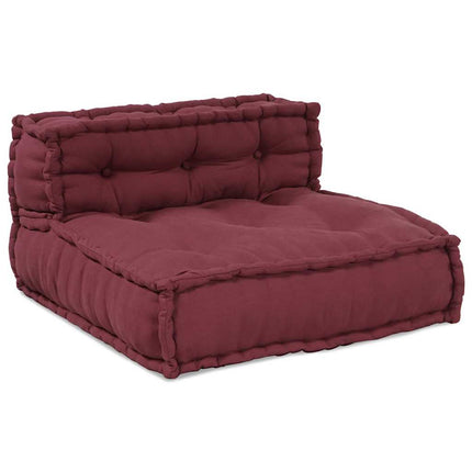 Modulär soffa rödbrun 70x70x54 tyg