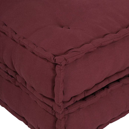 Modulär soffa rödbrun 70x70x54 tyg