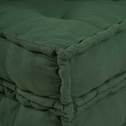 Modulär soffa grön 70x70x54 tyg