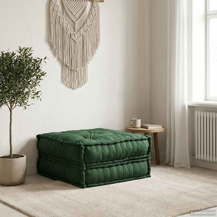 Modulär soffa grön 70x70x36 tyg