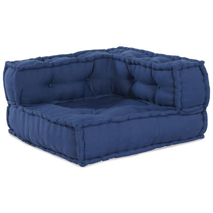 Modulsofa enhet 3 pcs Indigo 140 x 70 x 36 cm Tyg