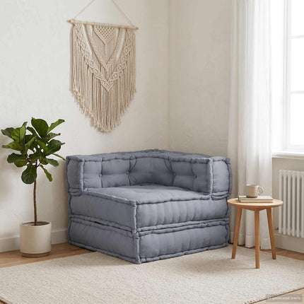 Modulsofa enhet Grå 70 x 70 x 56 cm Tyg