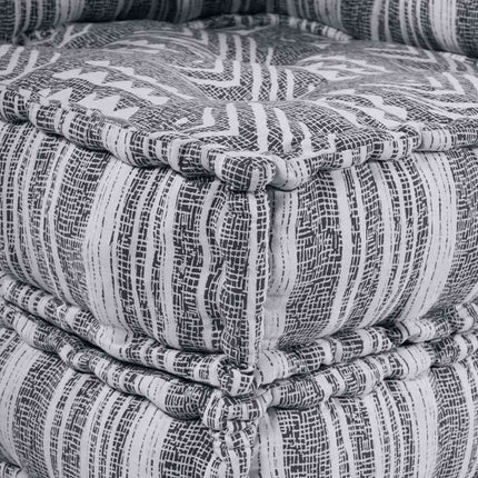 Modulsofa enhet Grå Tryck 70 x 70 x 56 cm Tyg