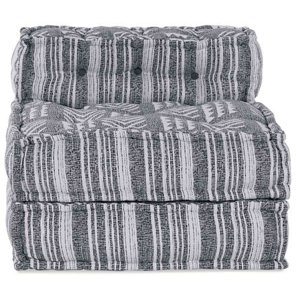 Modulsofa enhet Grå Tryck 70 x 70 x 56 cm Tyg