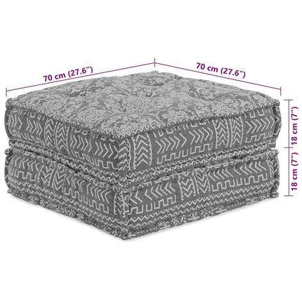 Modulsofa enhet Ljusgrå 70 x 70 x 36 cm Tyg