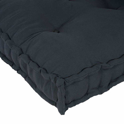Pallettsoffa Kudde 2 pcs Antracit 120 x 80 x 38 cm Tyg