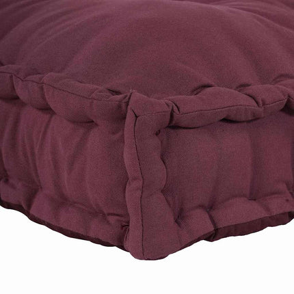 Pallettsoffa Kudde Bordeaux 120 x 80 x 12 cm Tyg
