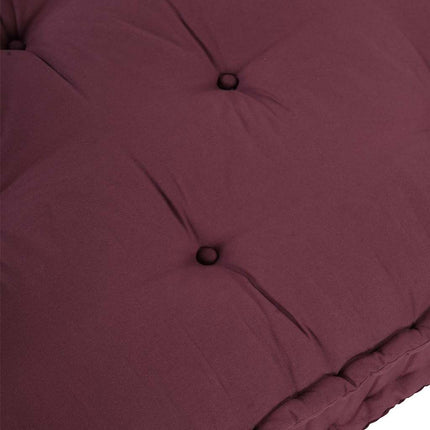 Pallettsoffa Kudde Bordeaux 120 x 80 x 12 cm Tyg