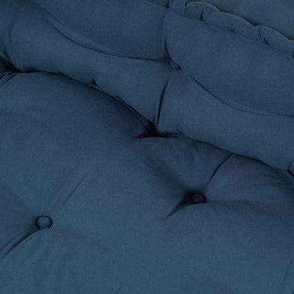 Pallettsoffa Kudde 2 pcs Indigo 120 x 80 x 38 cm Tyg