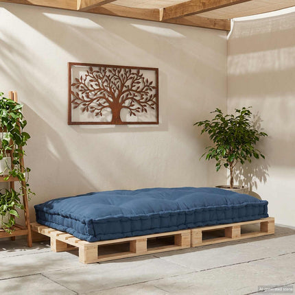 Pallettsoffa Kudde Indigo 120 x 80 x 12 cm Tyg