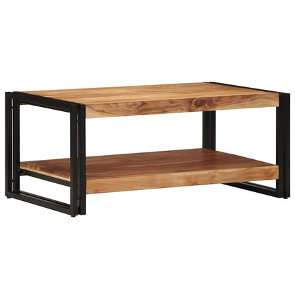 Soffbord 90x50x38 cm massivt trä akacia