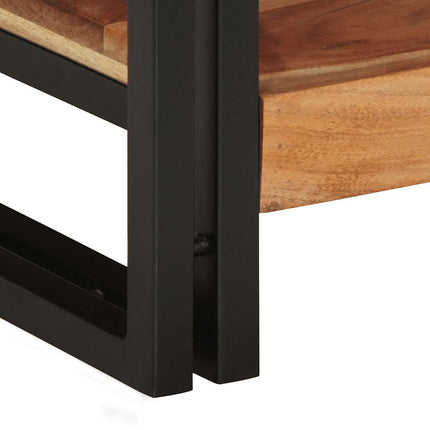 Soffbord 90x50x38 cm massivt trä akacia