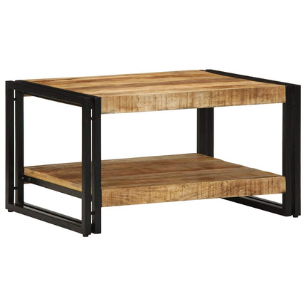 Soffbord 70x50x38 cm massivt grovt trä mango