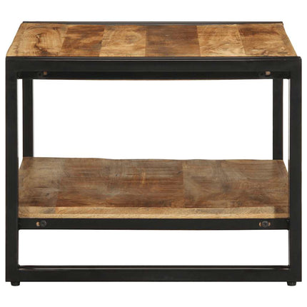 Soffbord 70x50x38 cm massivt grovt trä mango
