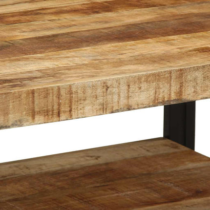 Soffbord 70x50x38 cm massivt grovt trä mango