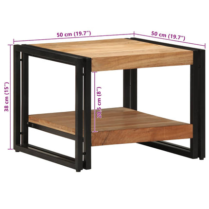 Soffbord 50X50X38 Cm Massivt Trä Akacia