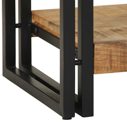 Konsolbord med låda Brun 120 x 33 x 75 cm Massivt mangoträ