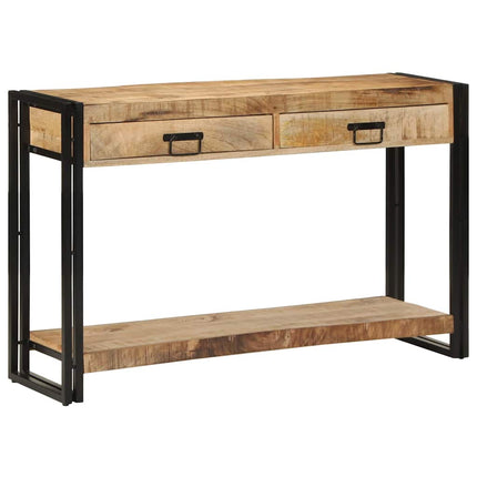 Konsolbord med låda Brun 120 x 33 x 75 cm Massivt mangoträ
