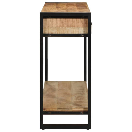 Konsolbord med låda Brun 120 x 33 x 75 cm Massivt mangoträ