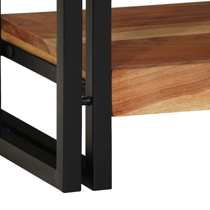 Konsolbord med låda Brun 120 x 33 x 75 cm Massivt Akaciaträ
