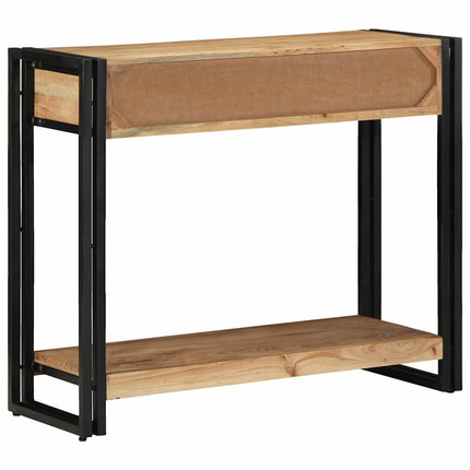 Konsolbord med låda Brun 90 x 33 x 75 cm Massivt Akaciaträ