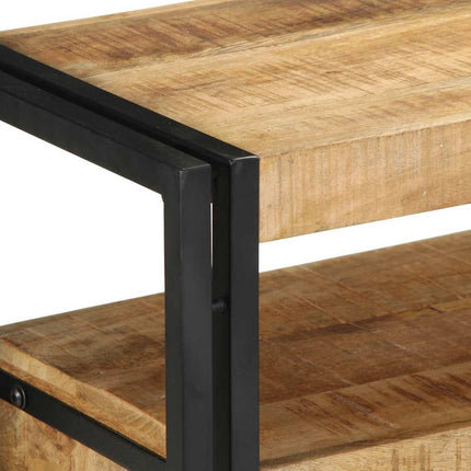 Konsolbord med låda Brun 120 x 33 x 75 cm Massivt mangoträ