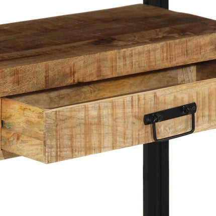 Konsolbord med låda Brun 120 x 33 x 75 cm Massivt mangoträ
